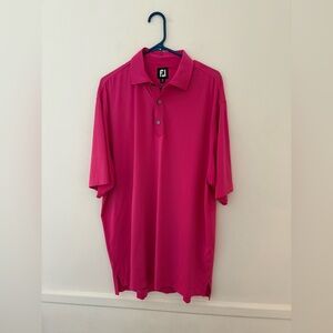 FJ - Footjoy  Men’s Polo Golf Shirt Lightweight.Shortsleeve - Sz L